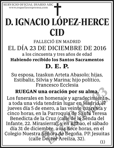Ignacio López-Herce Cid